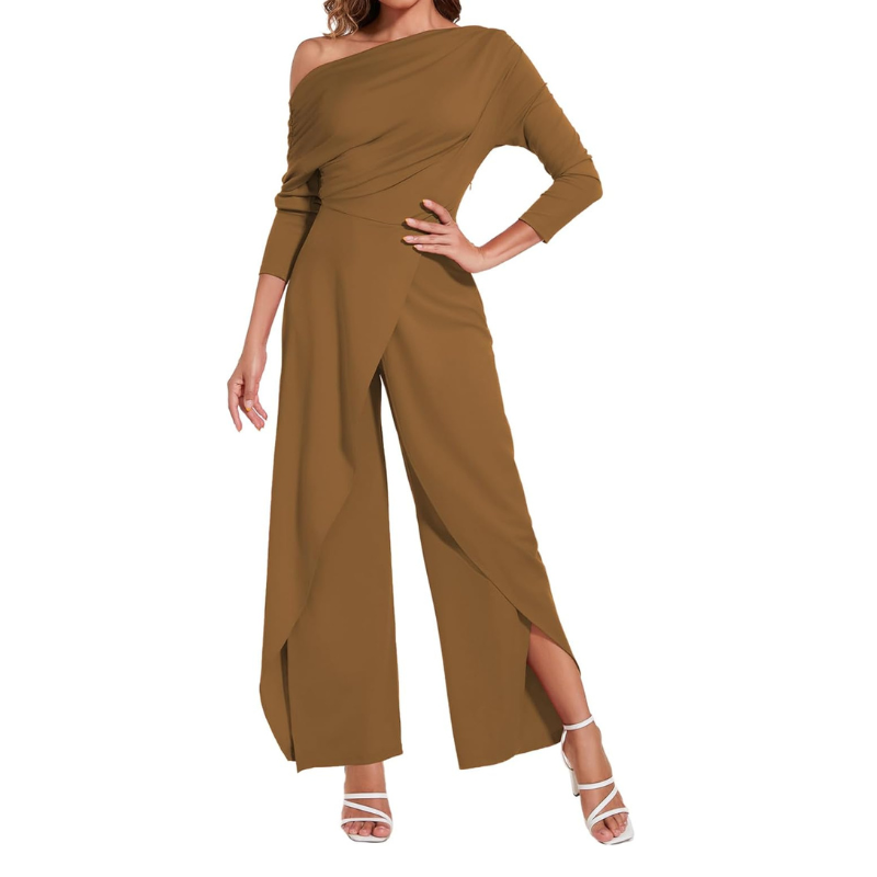 Long Sleeves Wide Length Jumpsuits