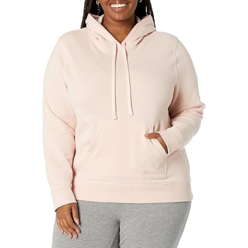 womens Regular-Fit Fleece Pullover Hoodie