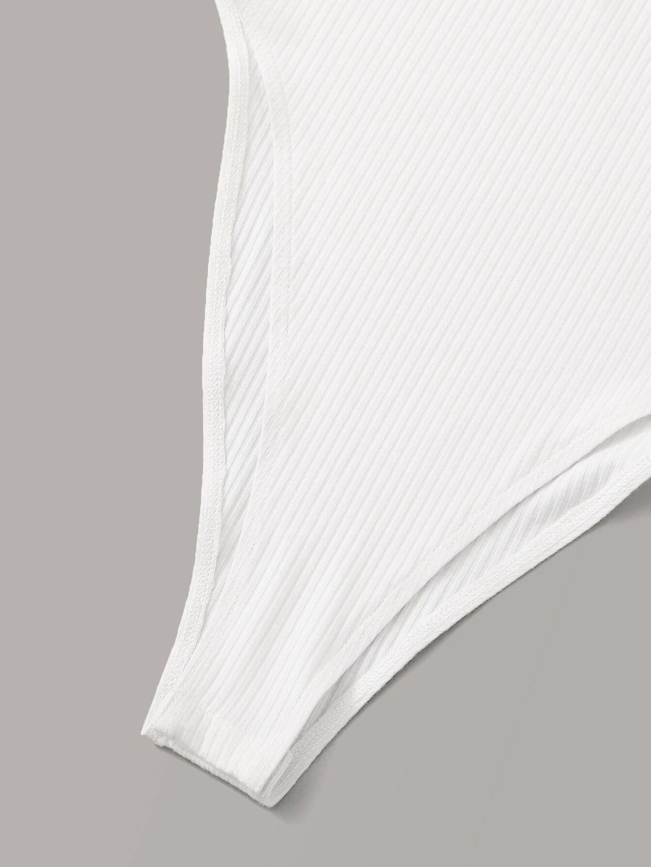 Button Front Tank Bodysuit-Comfy Jumpsuits