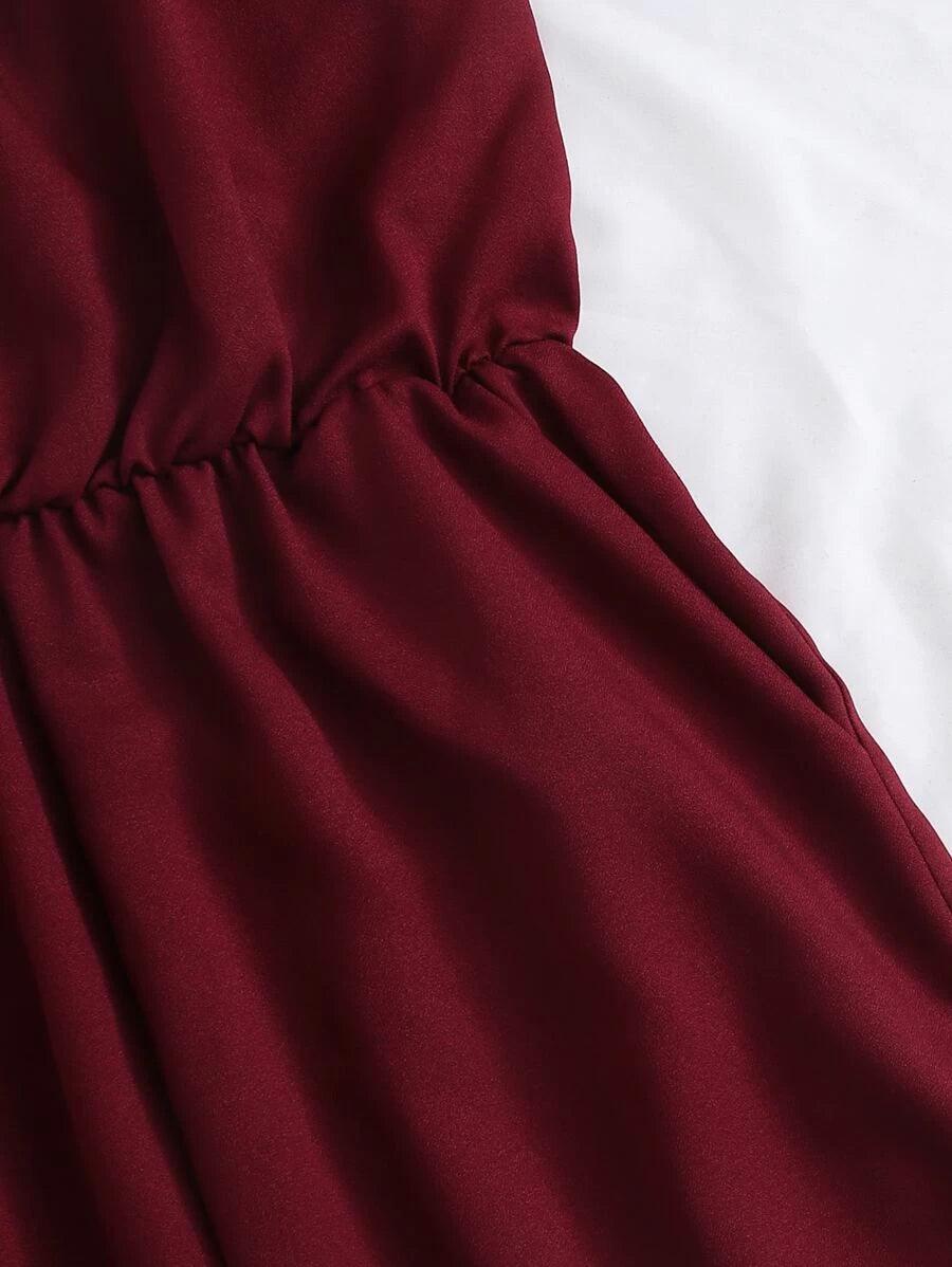 Scallop Cami-Comfy Jumpsuits