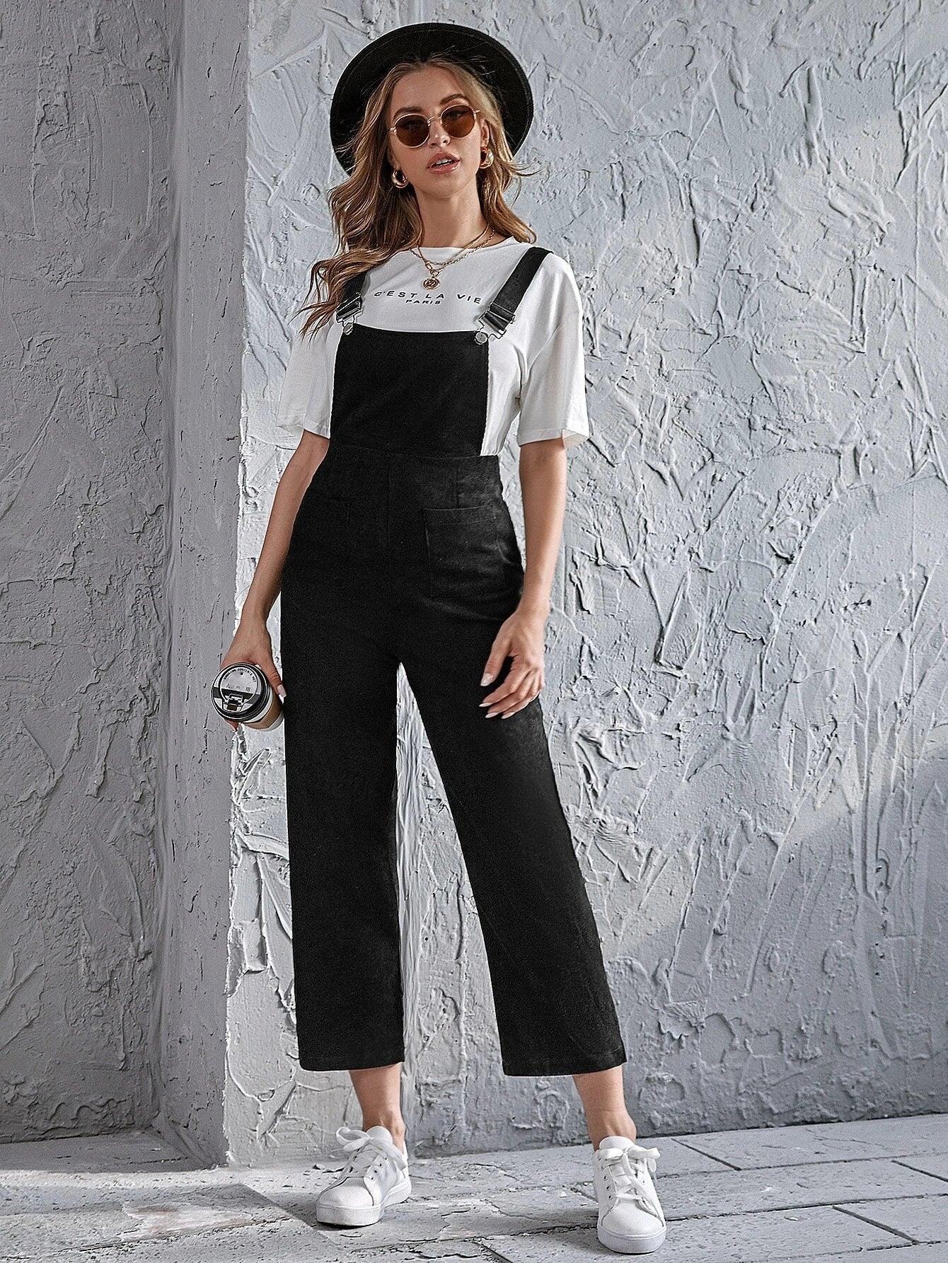Pocket Front Sleeveless Jumpsuit-Comfy Jumpsuits