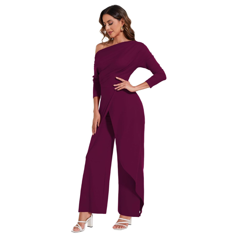 Long Sleeves Wide Length Jumpsuits