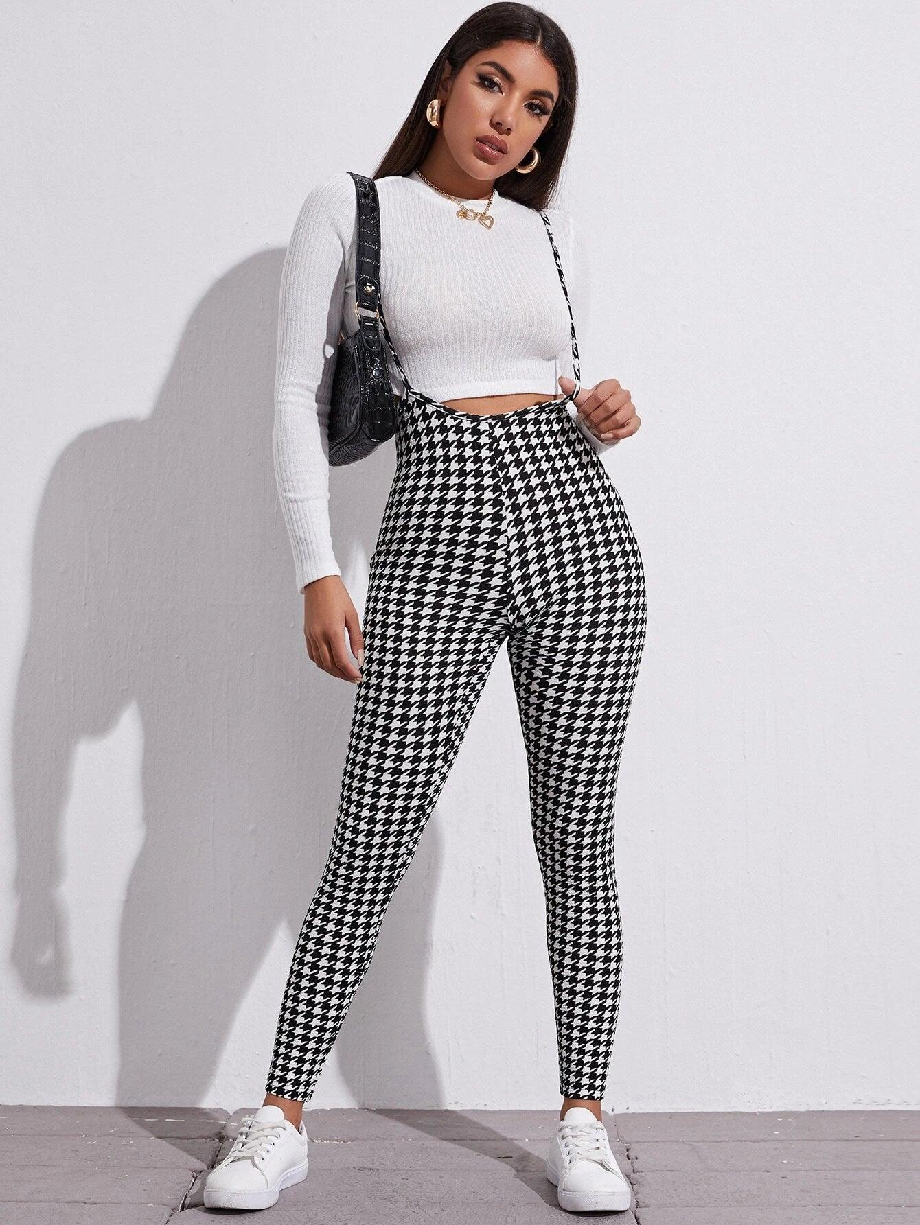 Printed Suspender Jumpsuit-Comfy Jumpsuits