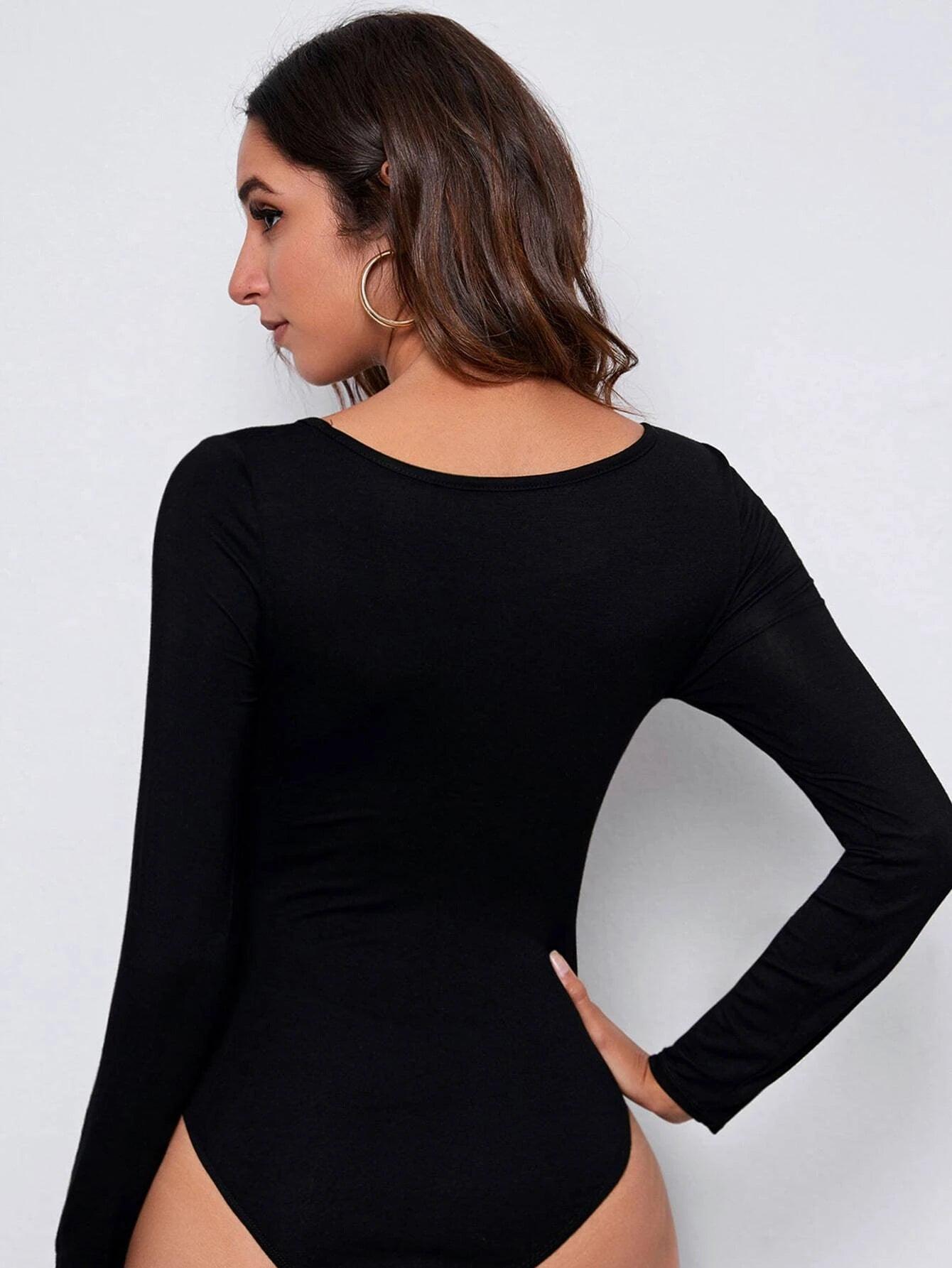 Form Fitted Bodysuit-Comfy Jumpsuits