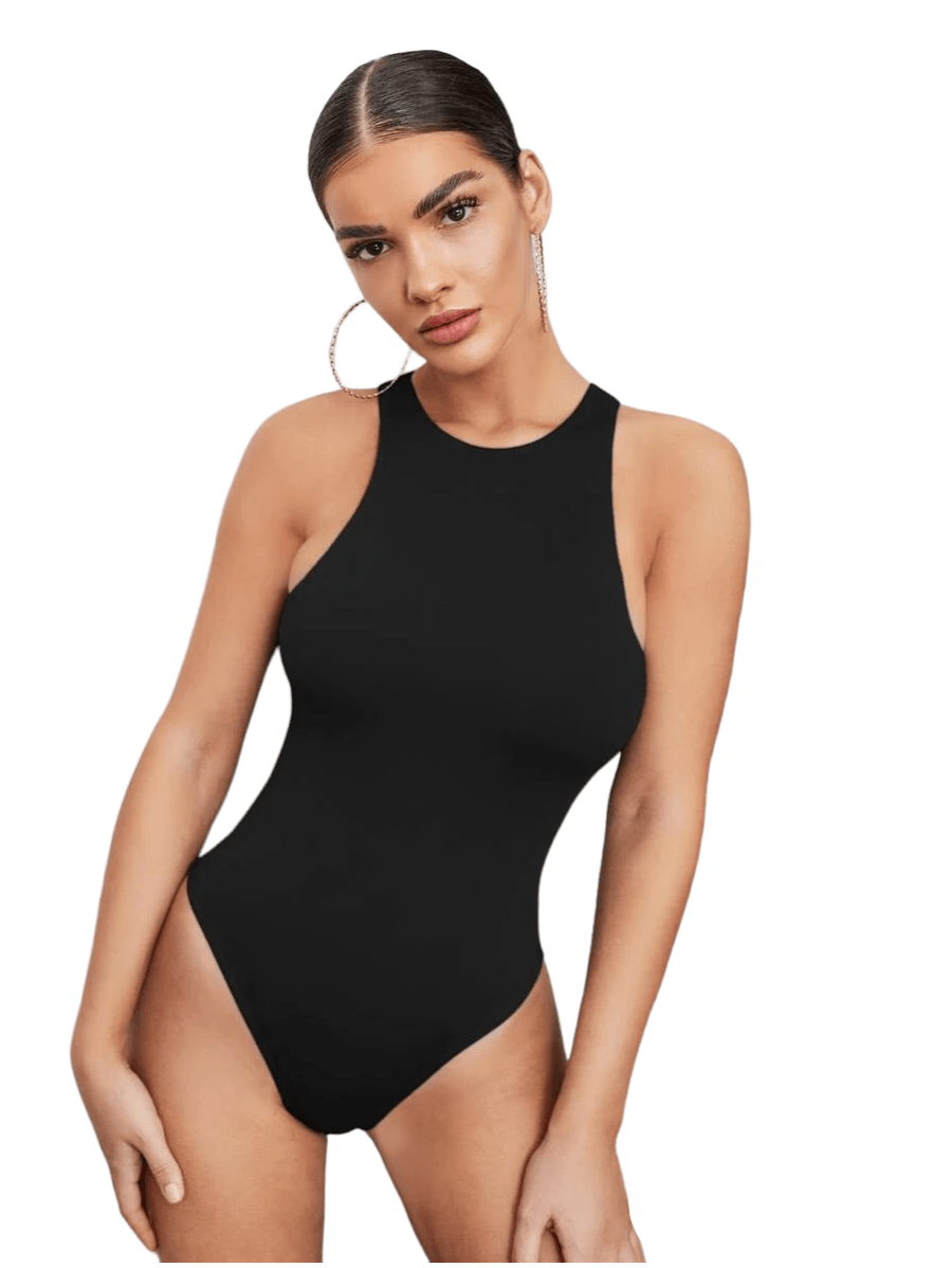 Casual Tank Bodysuit-Comfy Jumpsuits