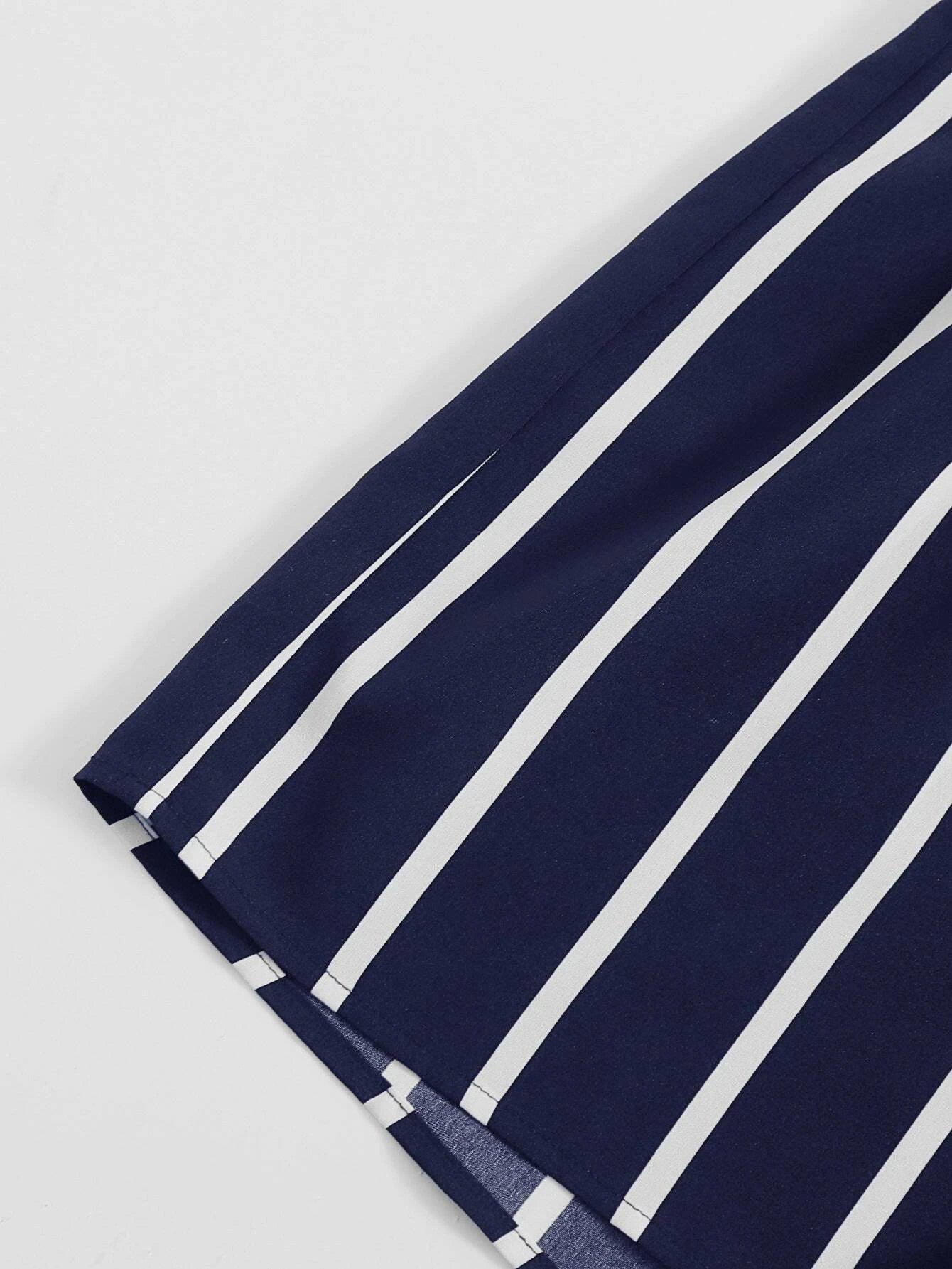 Striped Cami Romper-Comfy Jumpsuits