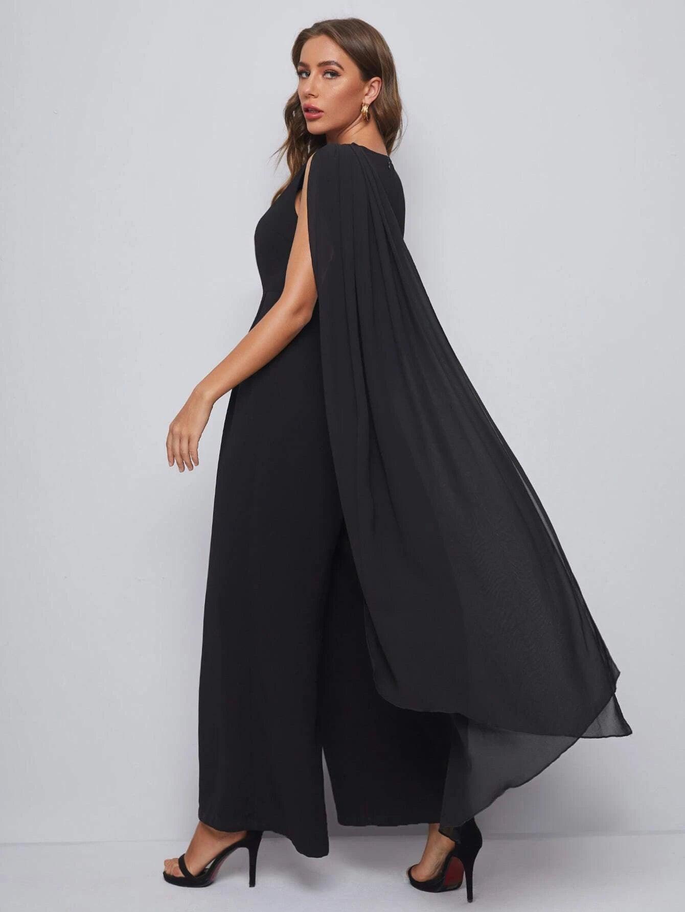 Long Sleeve Wide Leg Jumpsuit-Comfy Jumpsuits