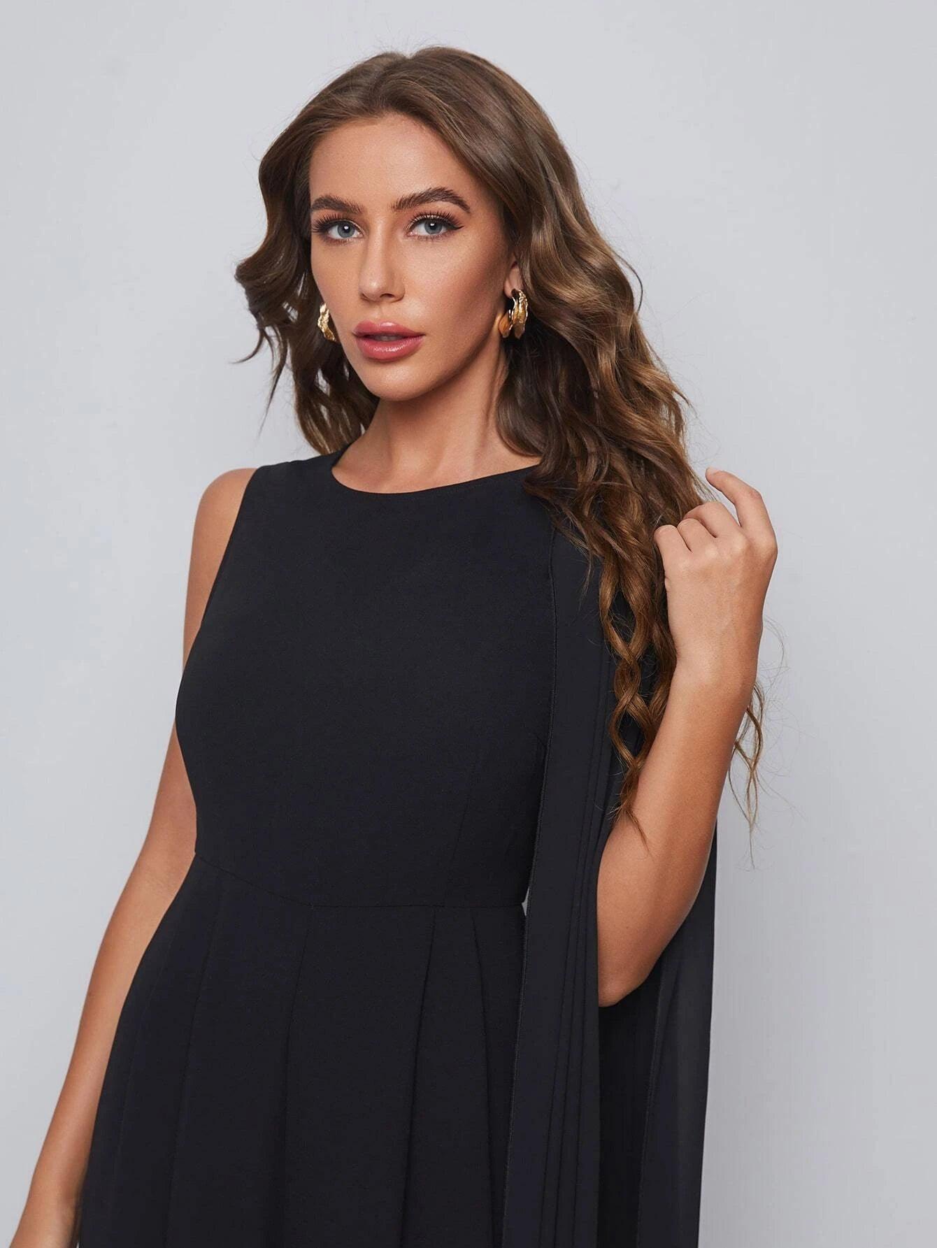 Extra Long Sleeve Wide Leg Jumpsuit-Comfy Jumpsuits