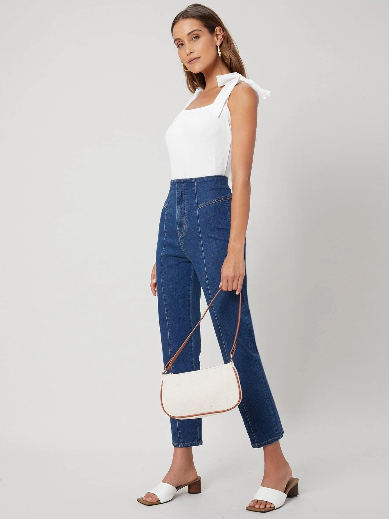 Knotted Cami Bodysuit-Comfy Jumpsuits