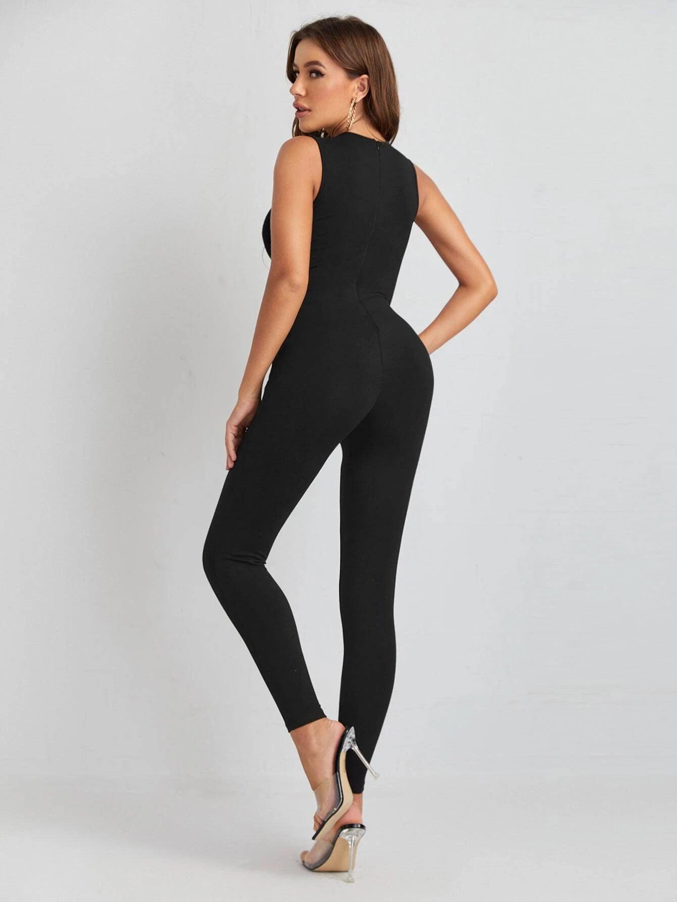 Sleeveless Unitard Romper-Comfy Jumpsuits