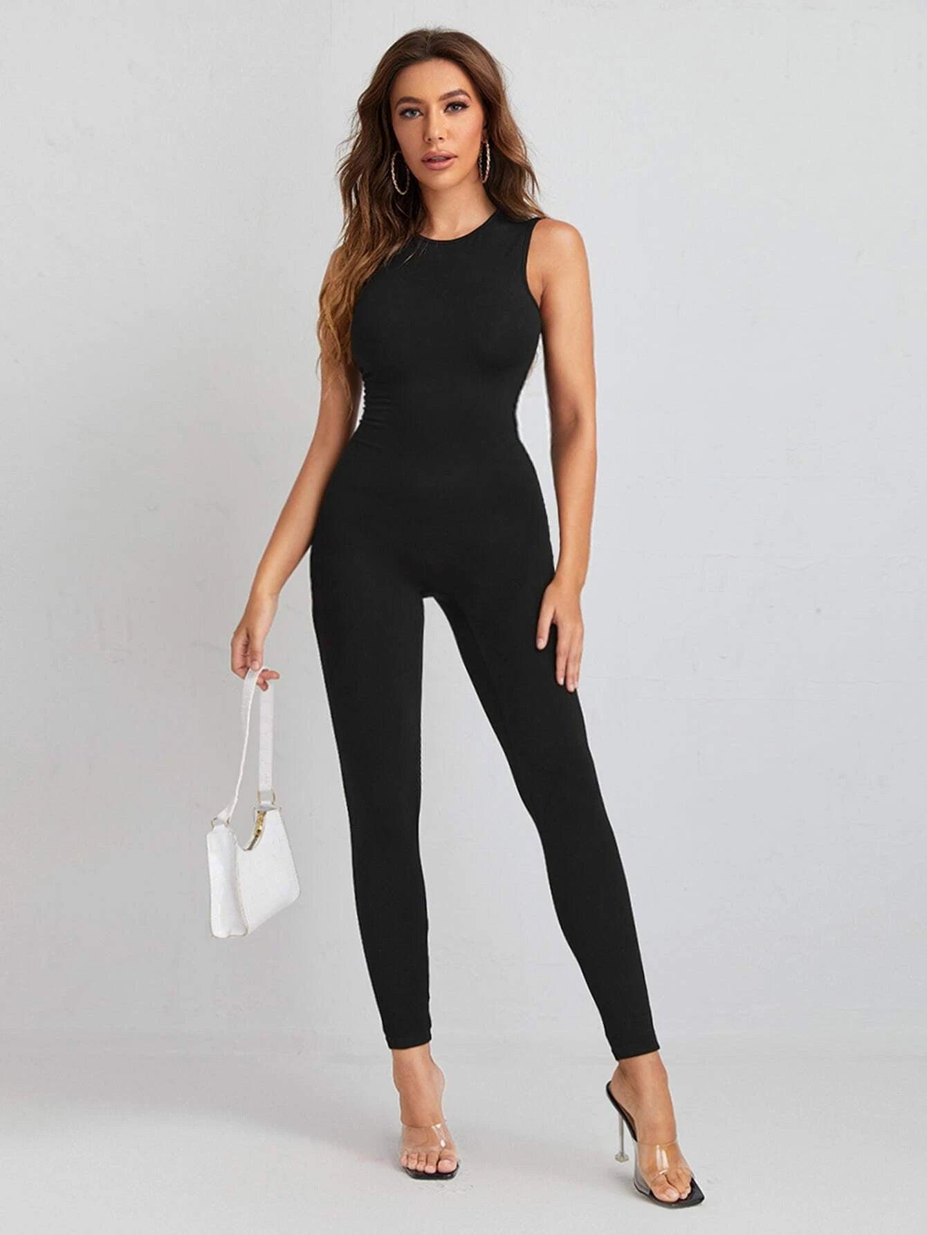 Sleeveless Unitard Romper-Comfy Jumpsuits