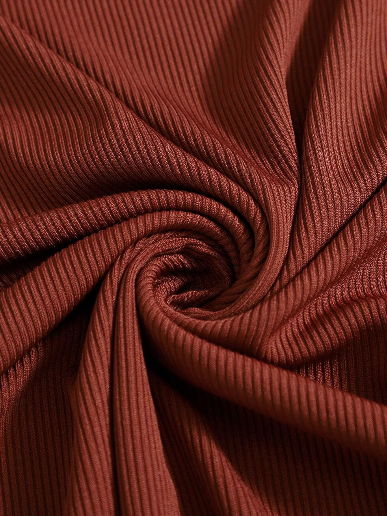 3 Pieces Ribbed Tank Bodysuit-Comfy Jumpsuits