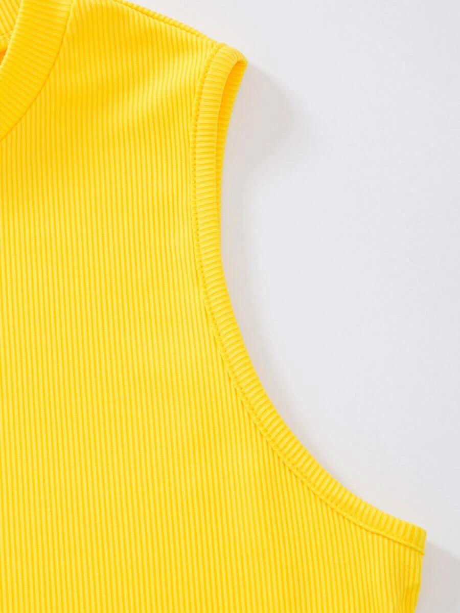 Solid Mock Neck Slim Fit Bodysuit