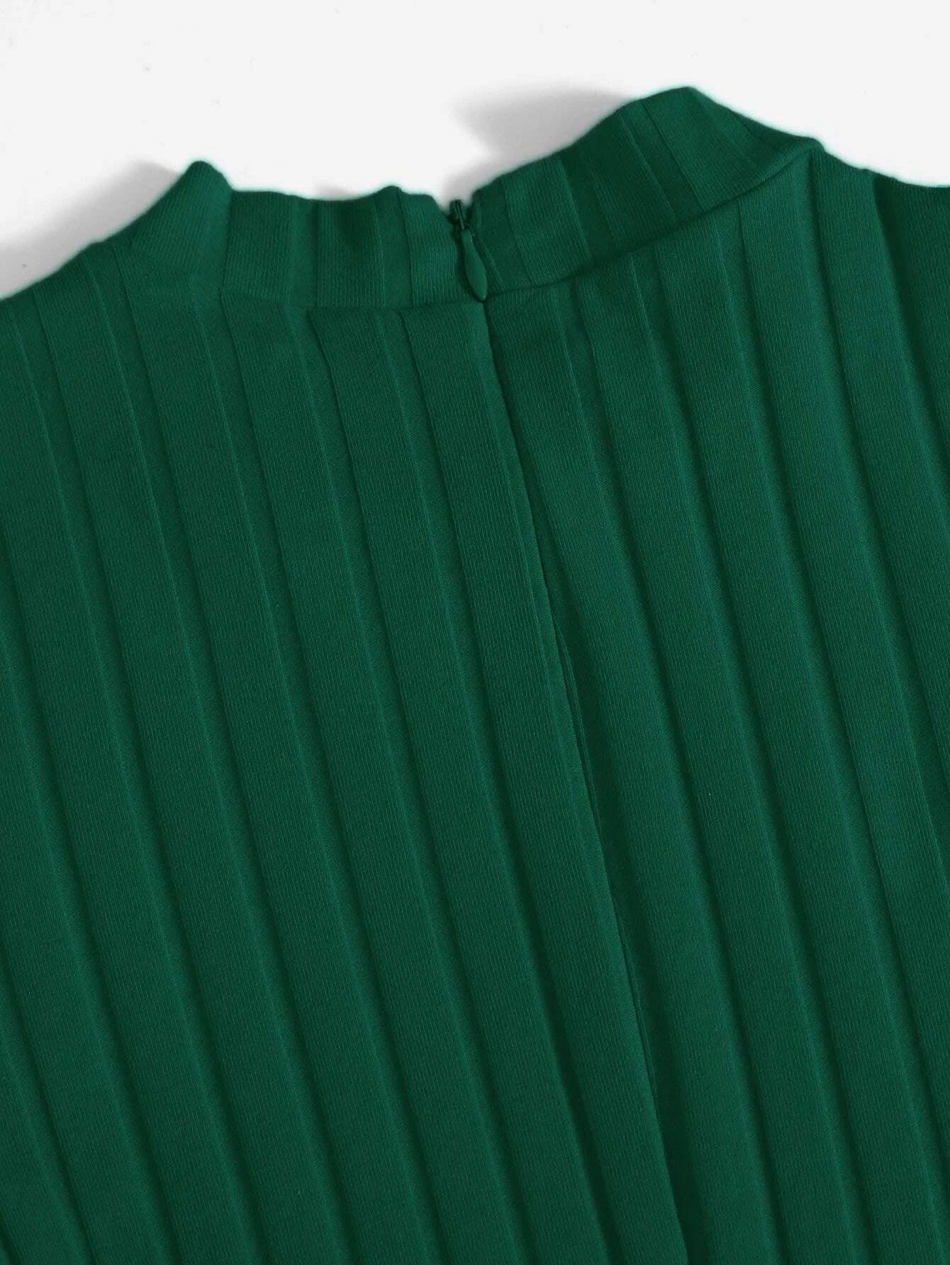 Mock Neck Rib-knit Unitard Romper-Comfy Jumpsuits