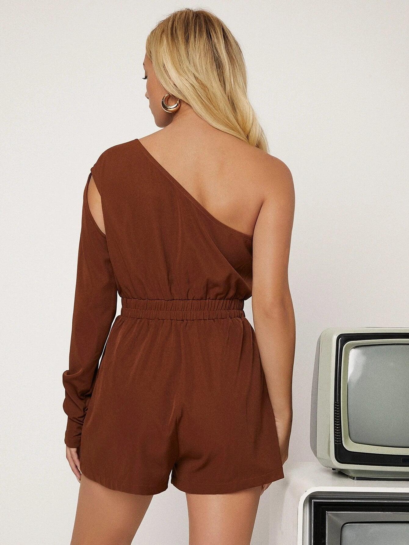 Casual Long Sleeve Jumpsuit-Comfy Jumpsuits