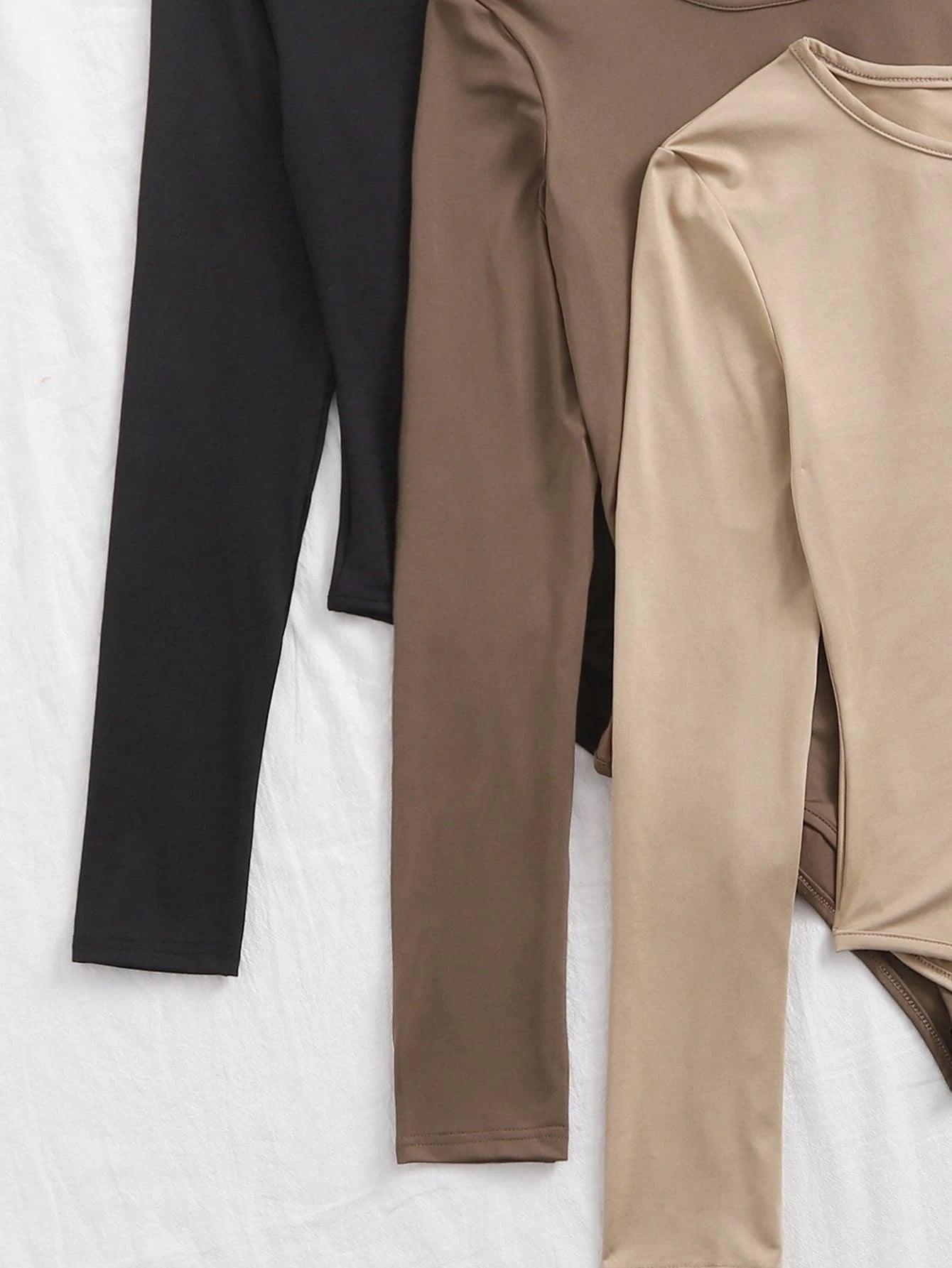 3 Pieces Tee Bodysuit-Comfy Jumpsuits