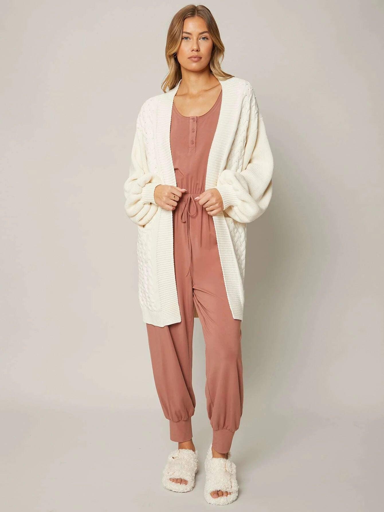 Drawstring Tank Jumpsuit-Comfy Jumpsuits