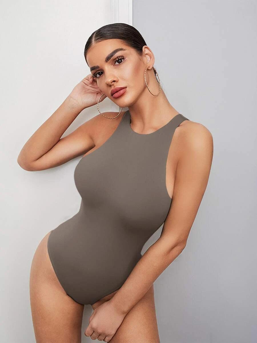 Sleeveless Tank Casual Bodysuit-Comfy Jumpsuits