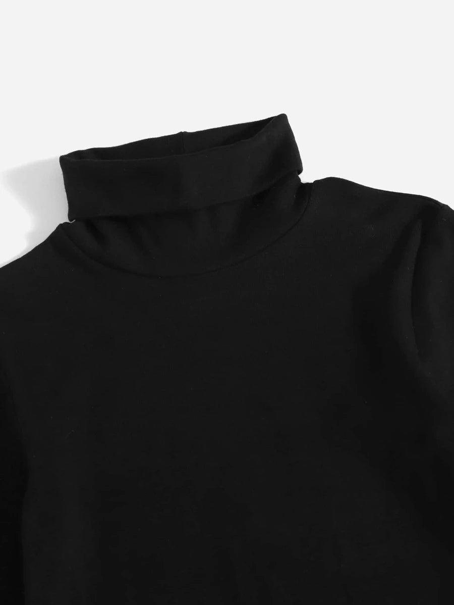 Turtleneck Bodysuit-Comfy Jumpsuits