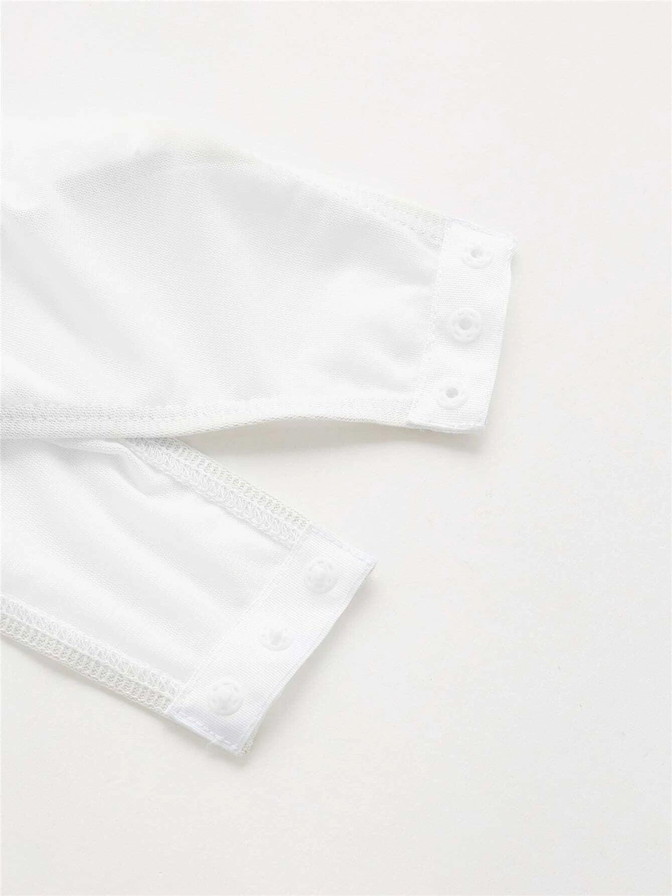 Viscose Lantern Sleeve Bodysuit-Comfy Jumpsuits