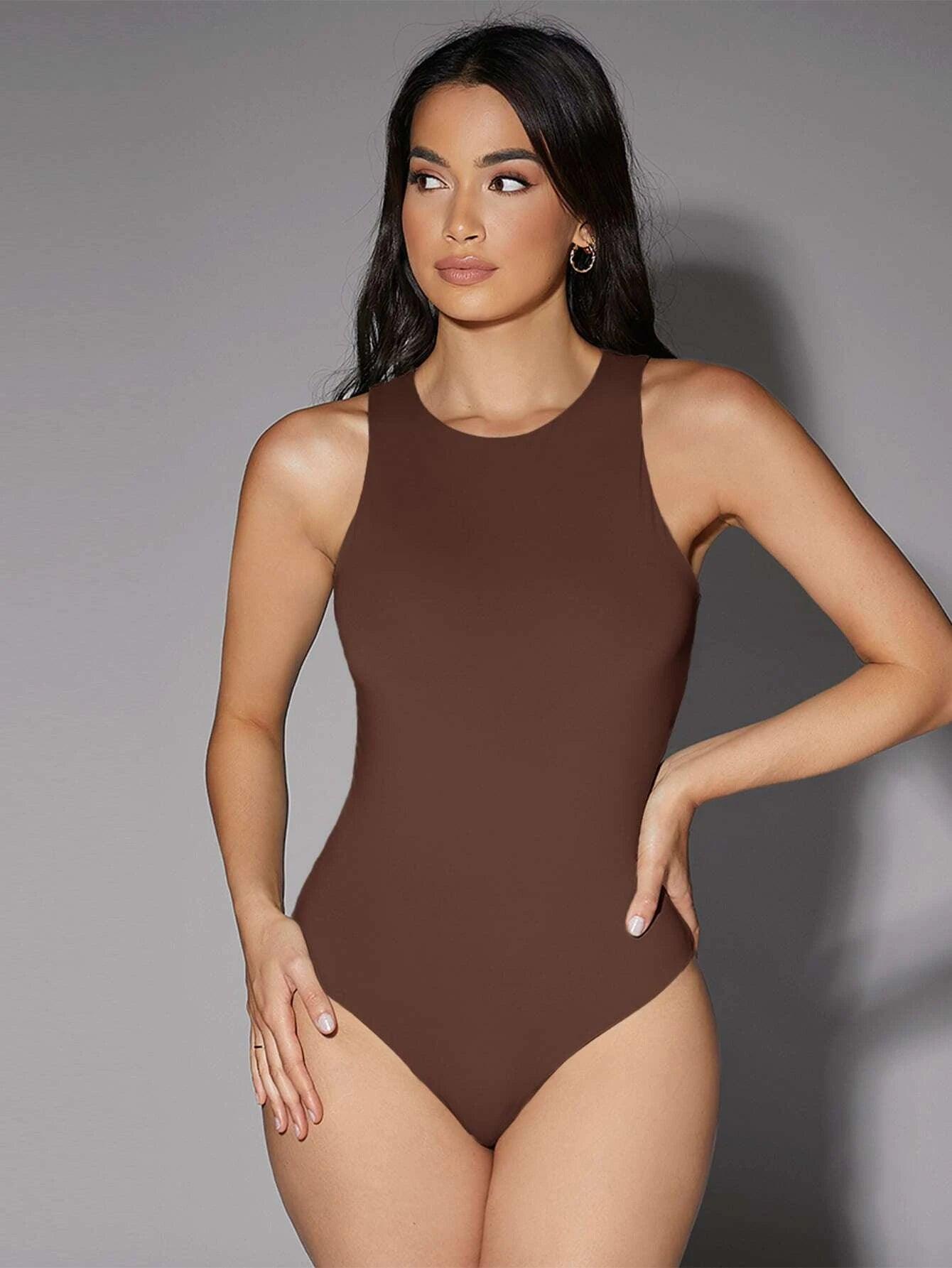 Bodysuit Without Shorts-Comfy Jumpsuits