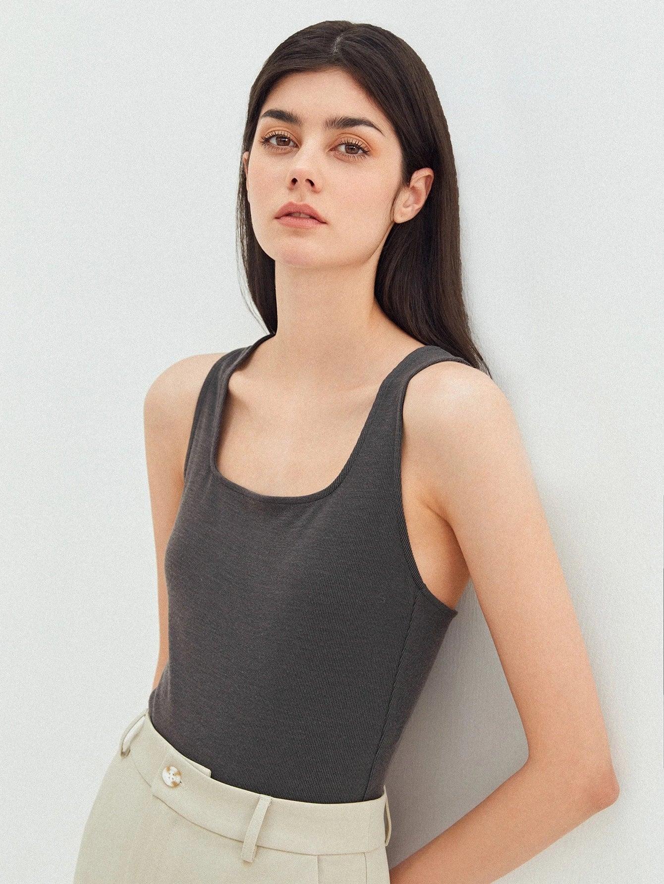 Recycled Polyester Criss Cross Bodysuit-Comfy Jumpsuits