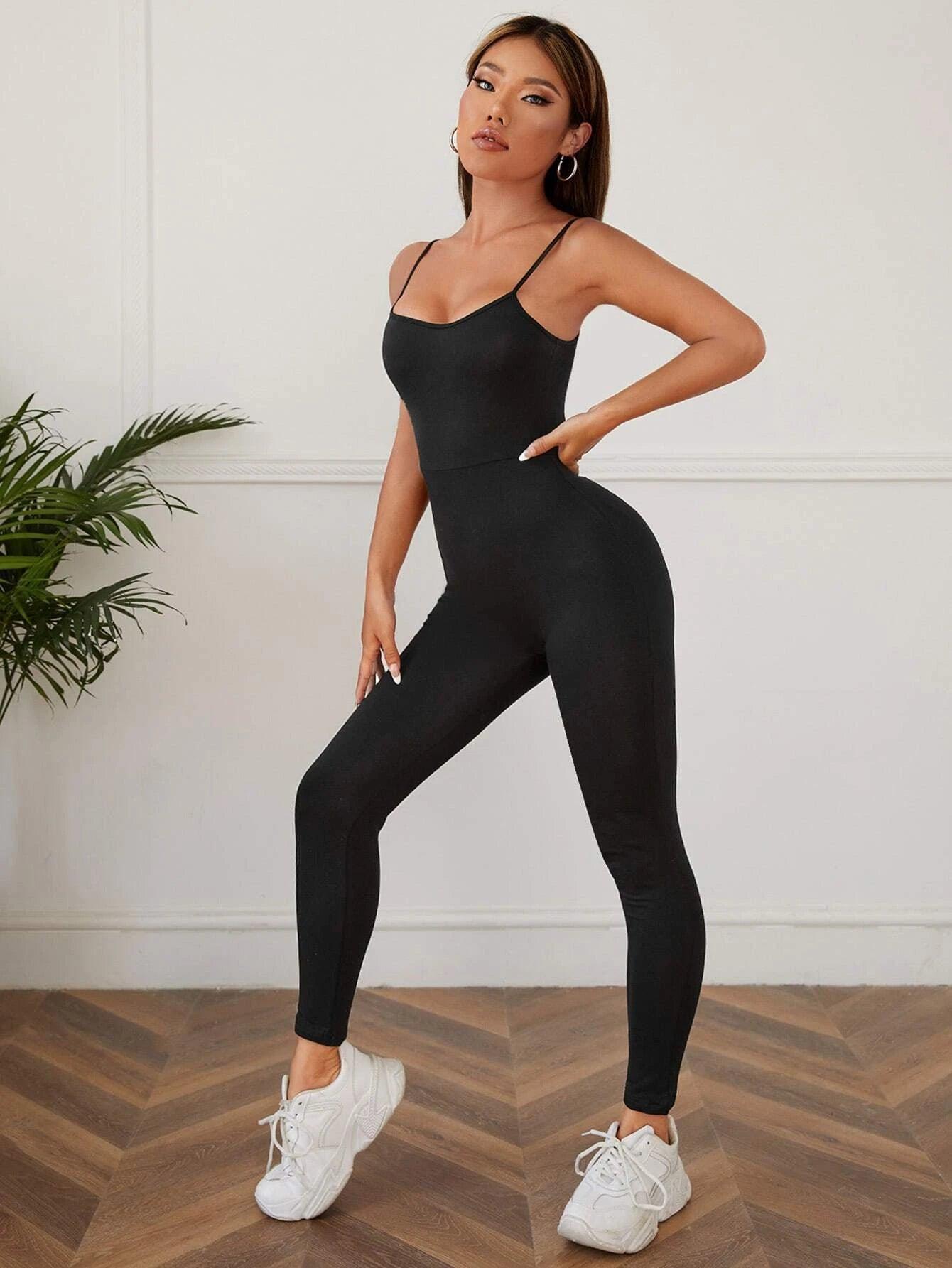 Backless Unitard Jumpsuit-Comfy Jumpsuits