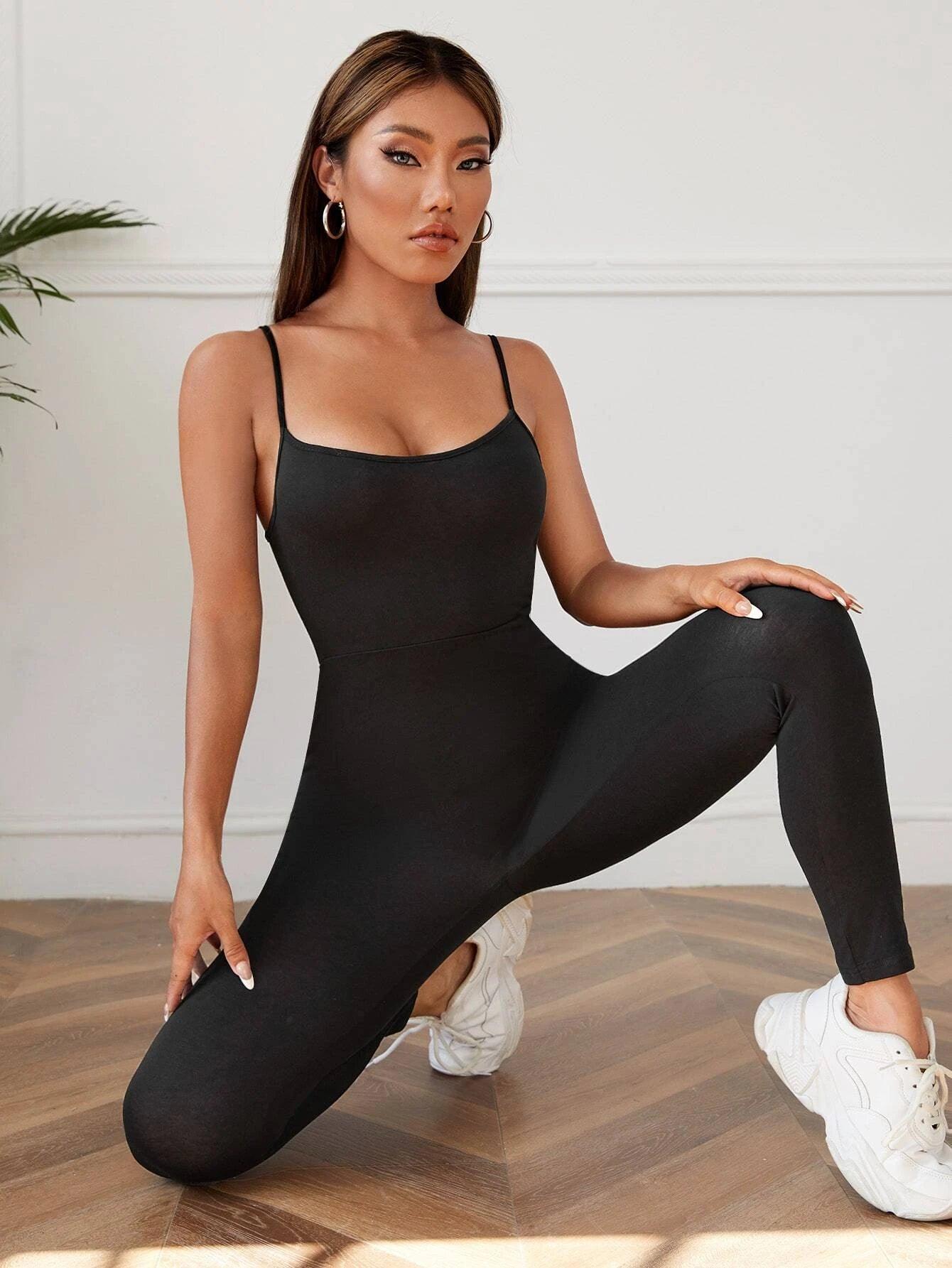 Backless Unitard Jumpsuit-Comfy Jumpsuits