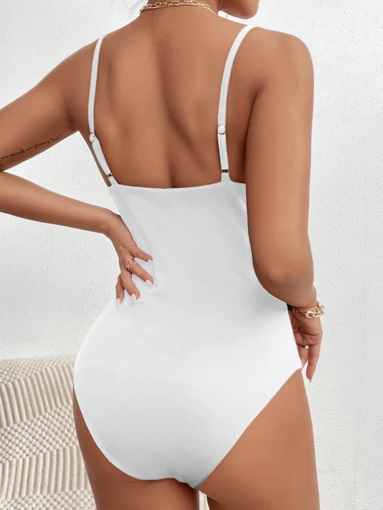 Slim Fit Cami Bodysuit-Comfy Jumpsuits