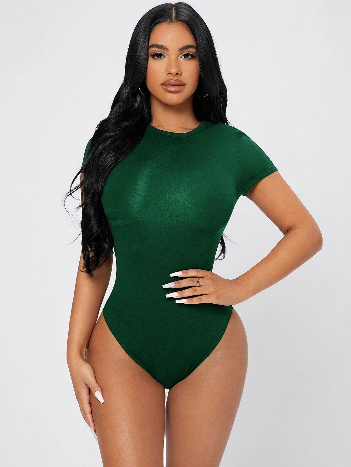 Slim Fit Bodysuit-Comfy Jumpsuits