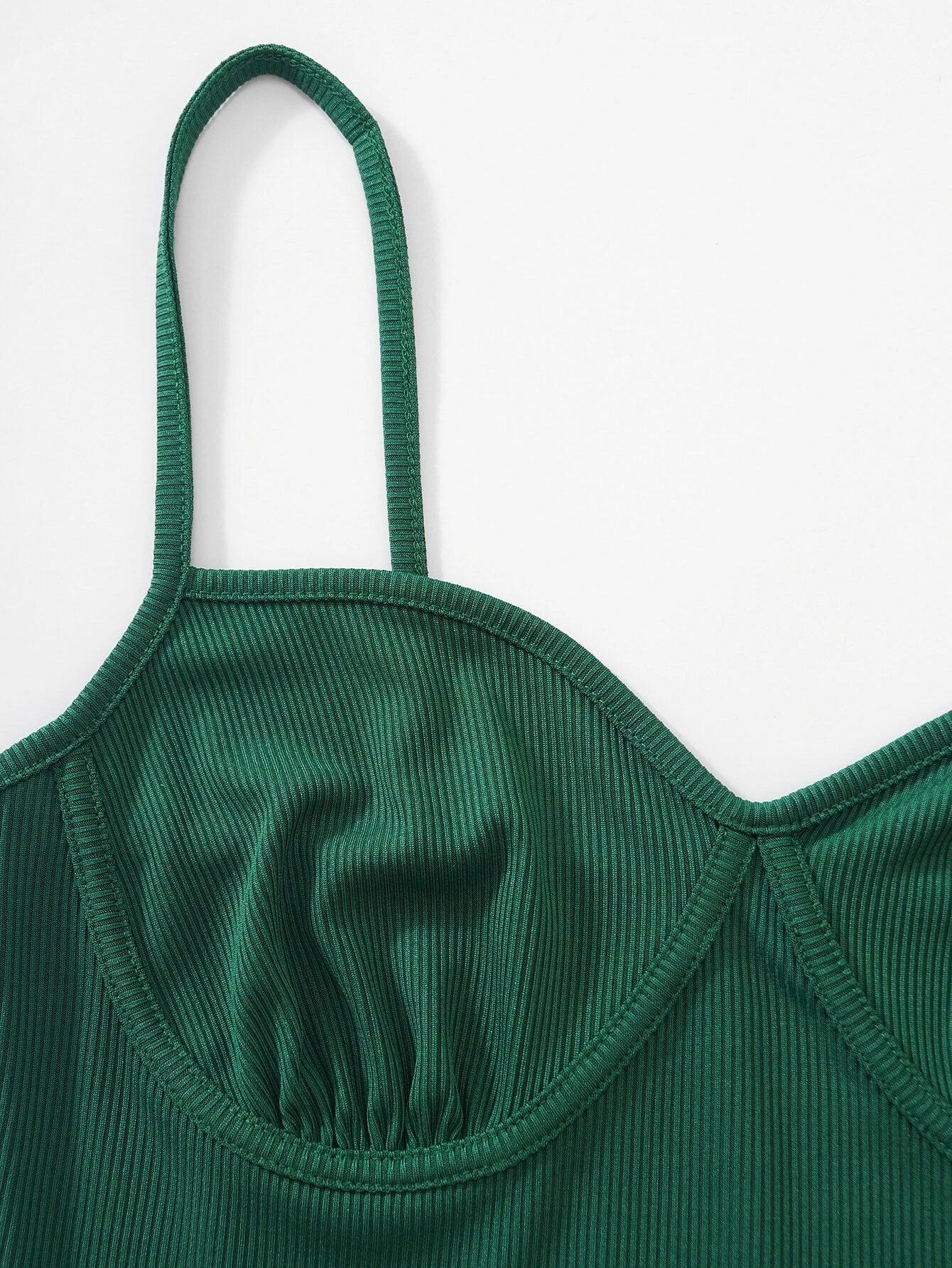 Ruched Cami Bodysuit-Comfy Jumpsuits