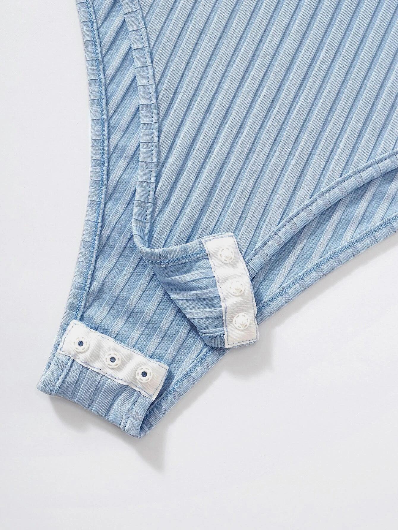 Crisscross Backless Bodysuit-Comfy Jumpsuits