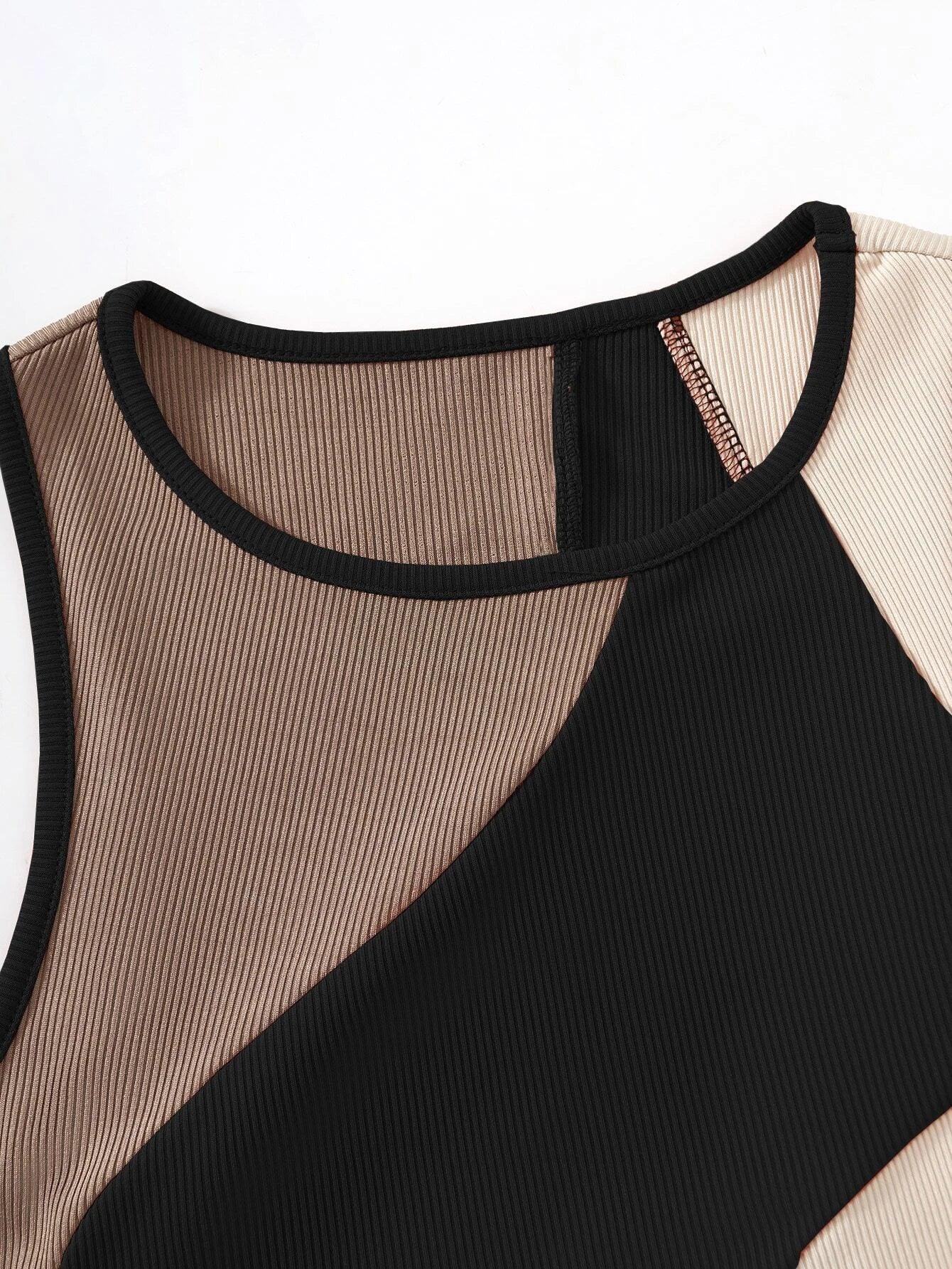 Cut And Sew Bodysuit-Comfy Jumpsuits