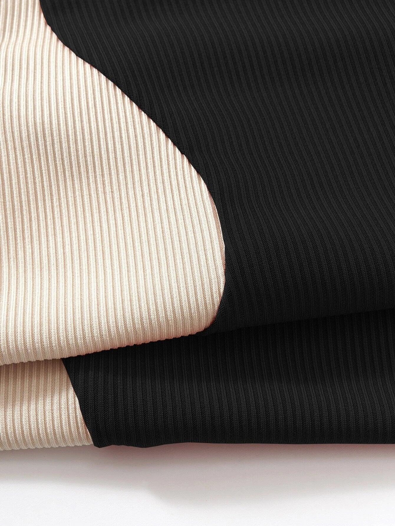 Cut And Sew Bodysuit-Comfy Jumpsuits