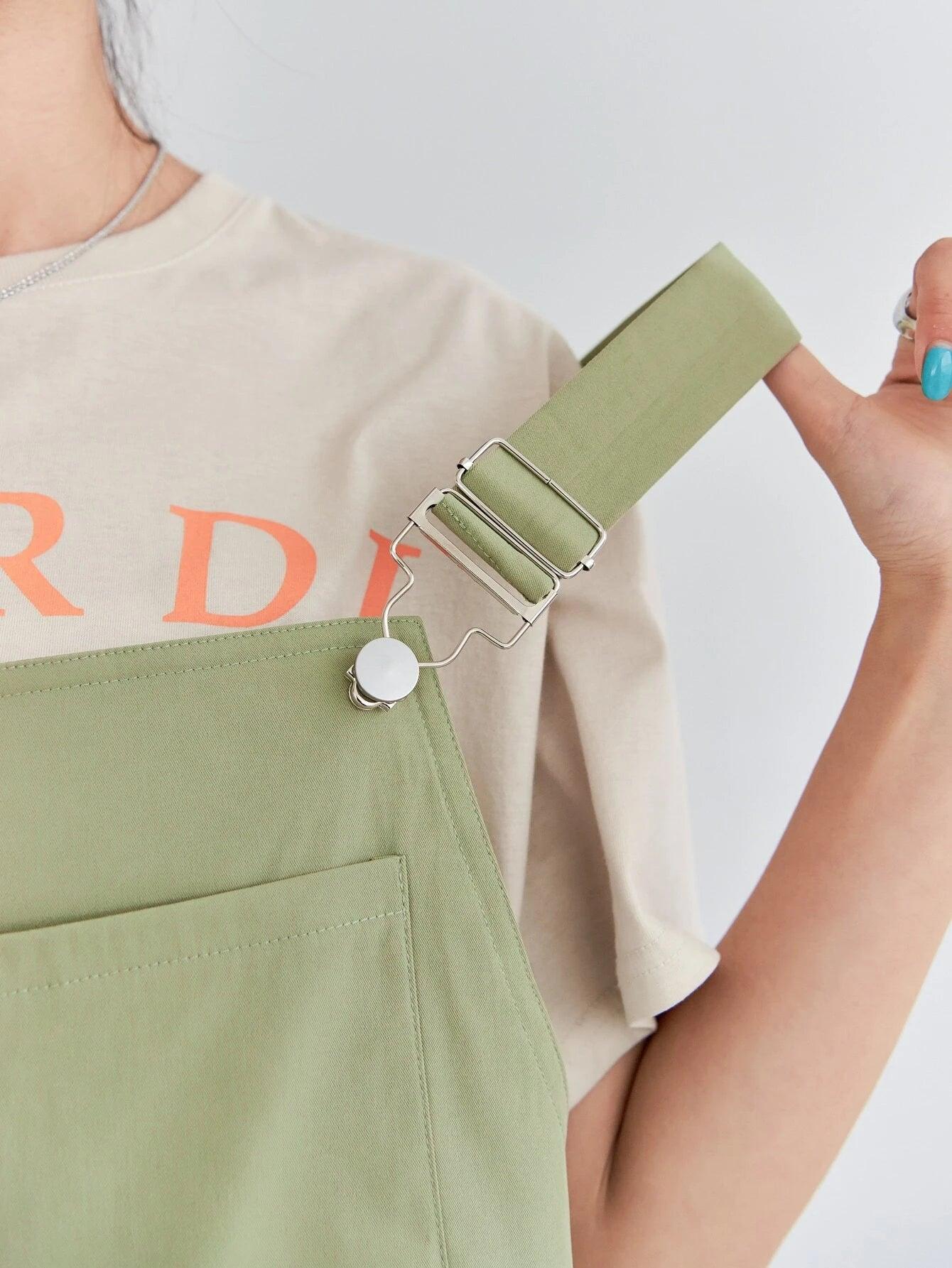 Patched Pocket Overall Jumpsuit-Comfy Jumpsuits