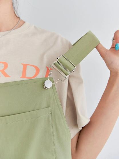 Patched Pocket Overall Jumpsuit-Comfy Jumpsuits