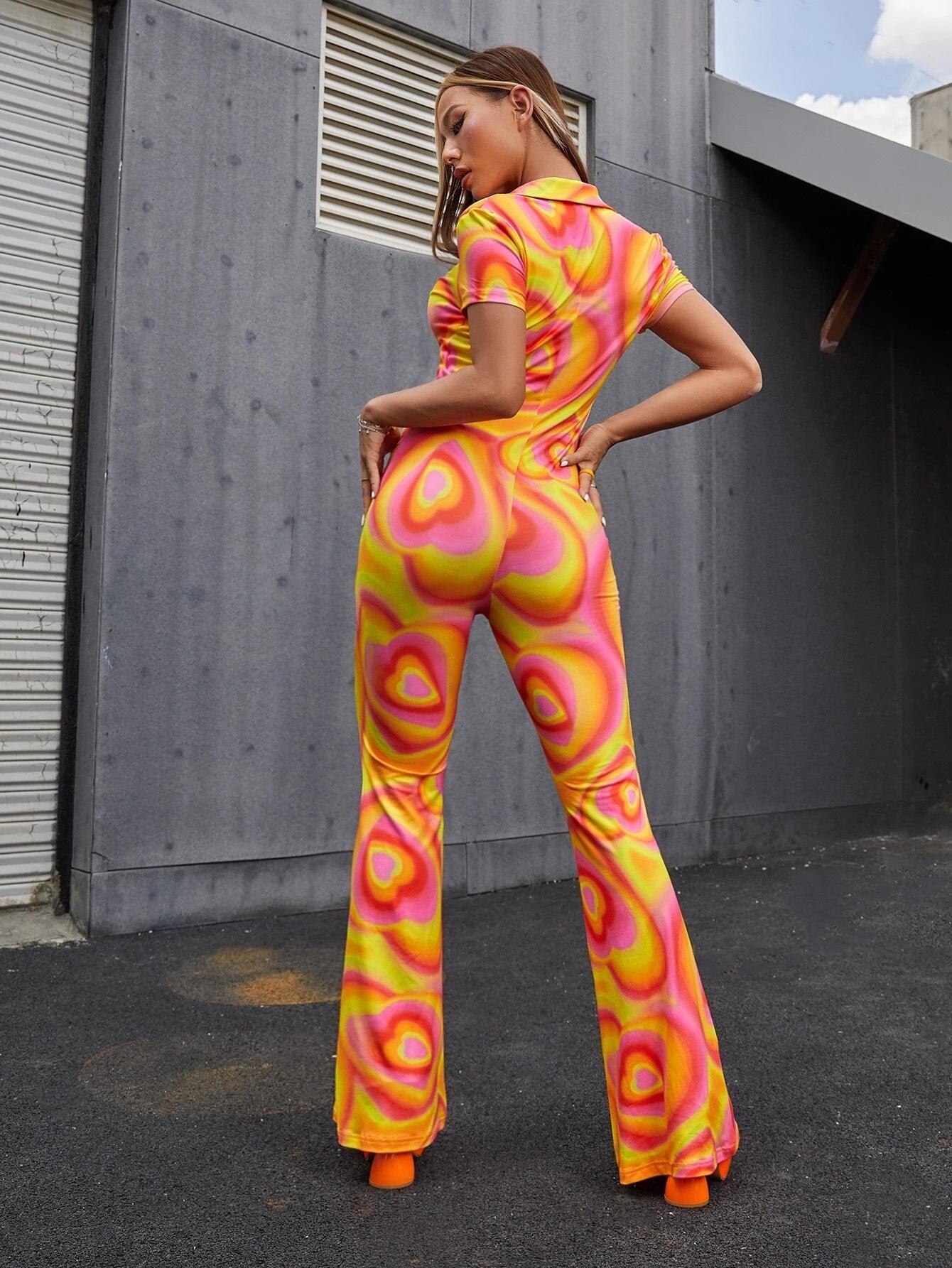 Collared Button Front Jumpsuit-Comfy Jumpsuits