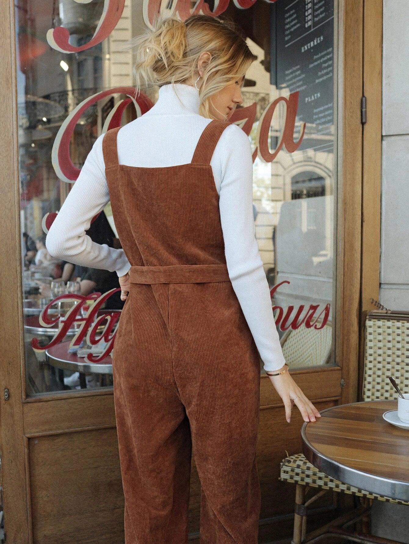 Sleeveless Belted Jumpsuit-Comfy Jumpsuits