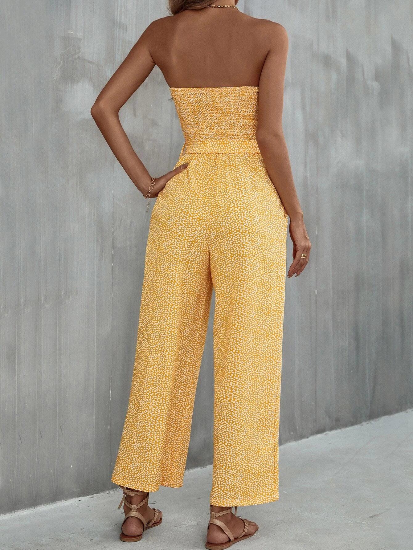 Pocket Side Belted Jumpsuit-Comfy Jumpsuits