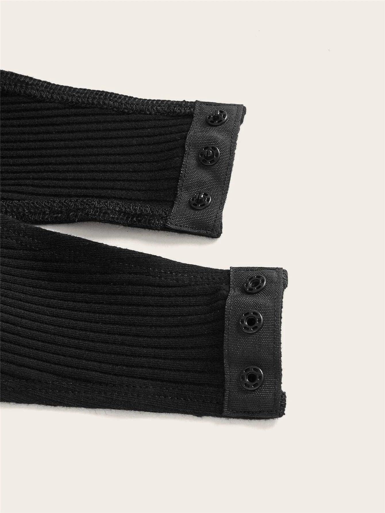 Two Tone  Bodysuit-Comfy Jumpsuits