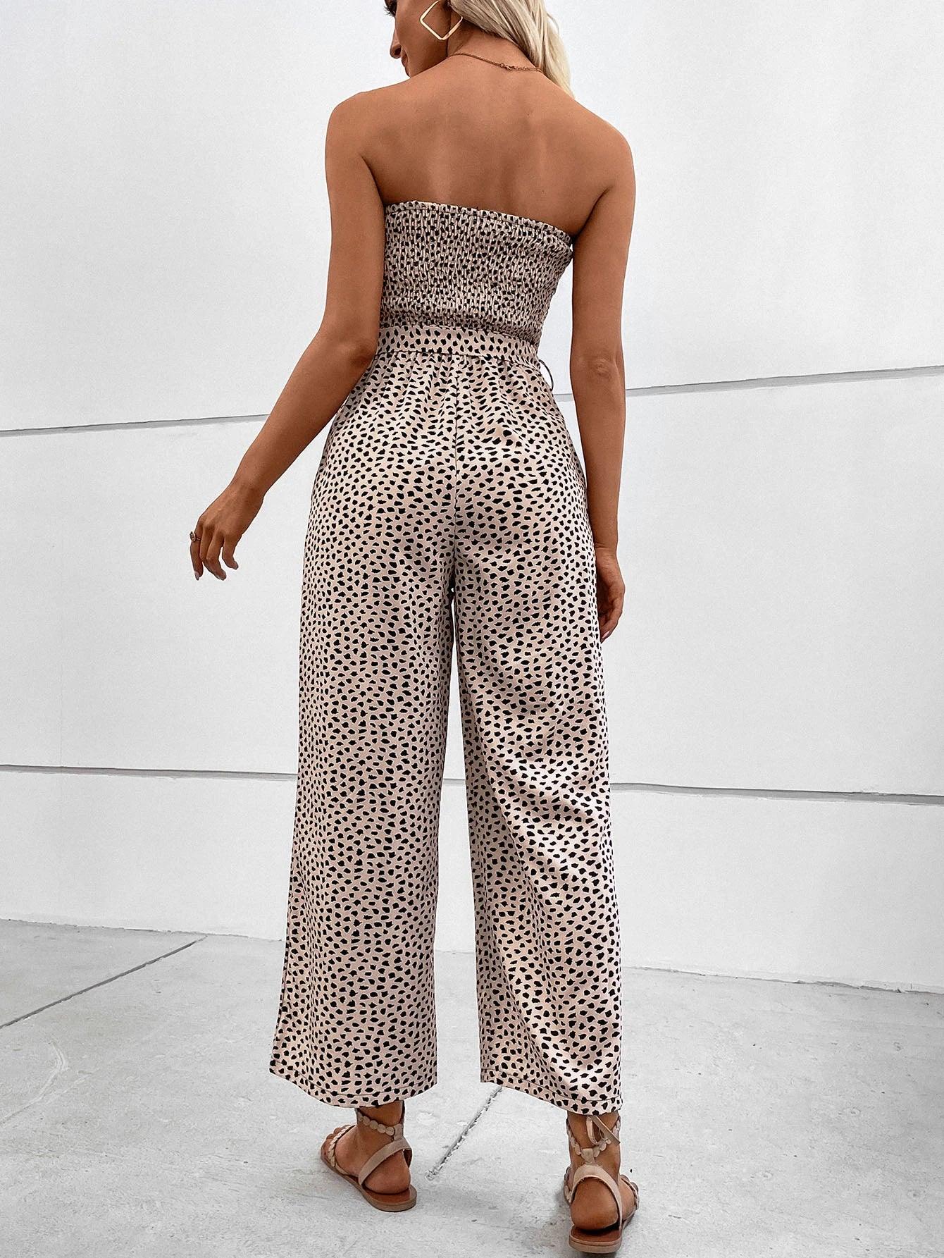 Pocket Side Belted Jumpsuit-Comfy Jumpsuits