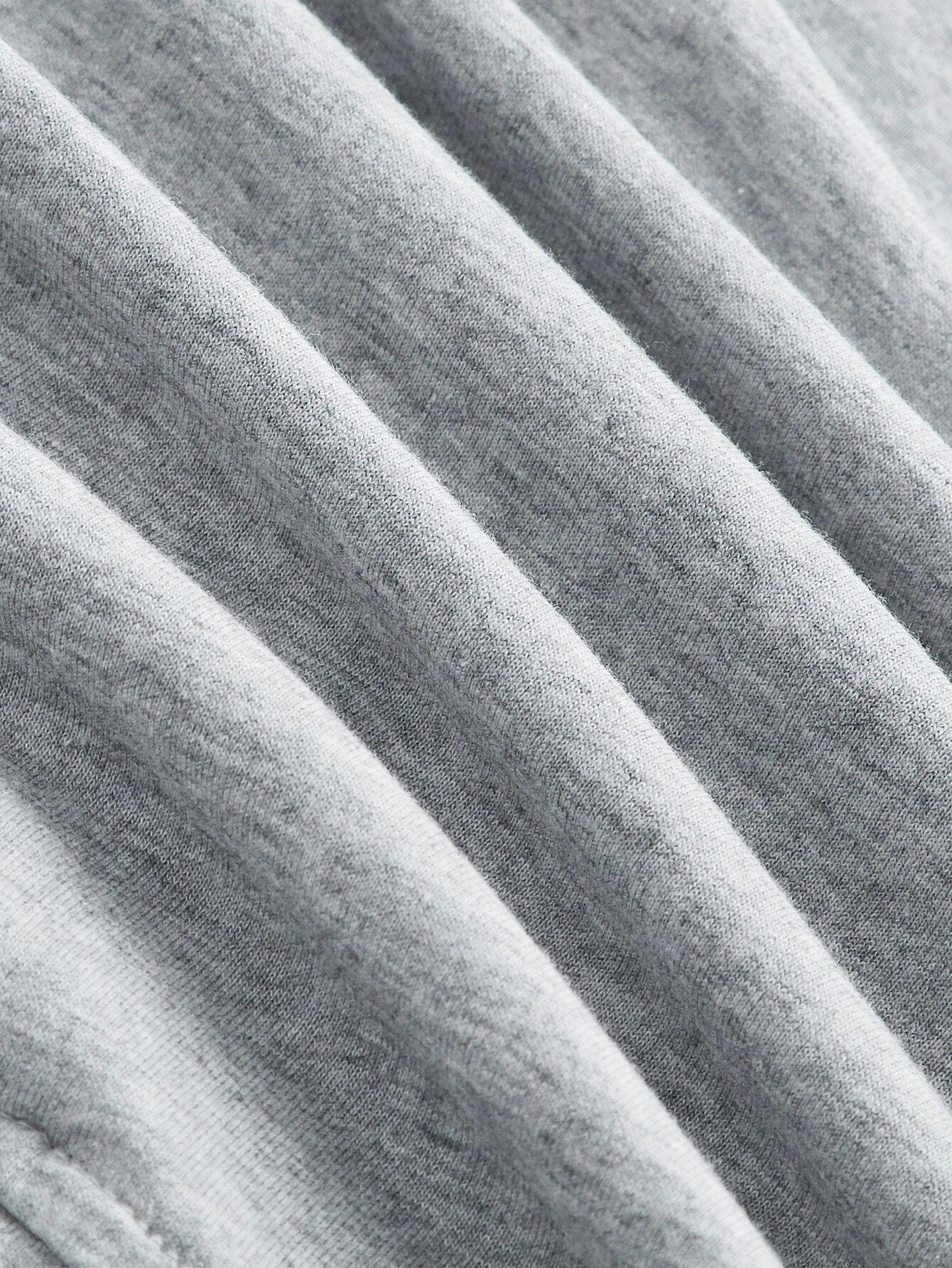 Casual Drawstring Hooded Bodysuit-Comfy Jumpsuits