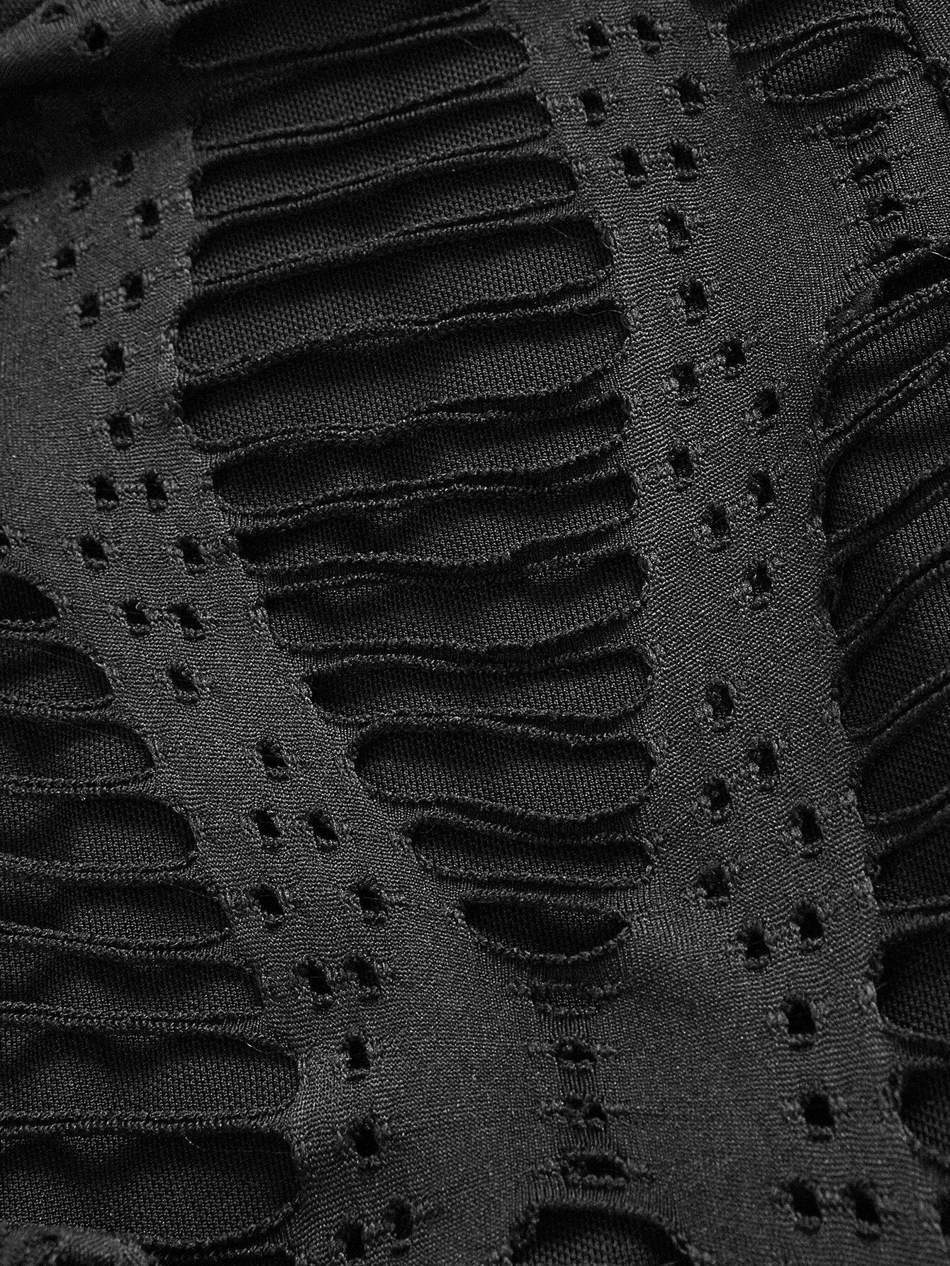 Hollow Out Off Shoulder Unitard Jumpsuit-Comfy Jumpsuits