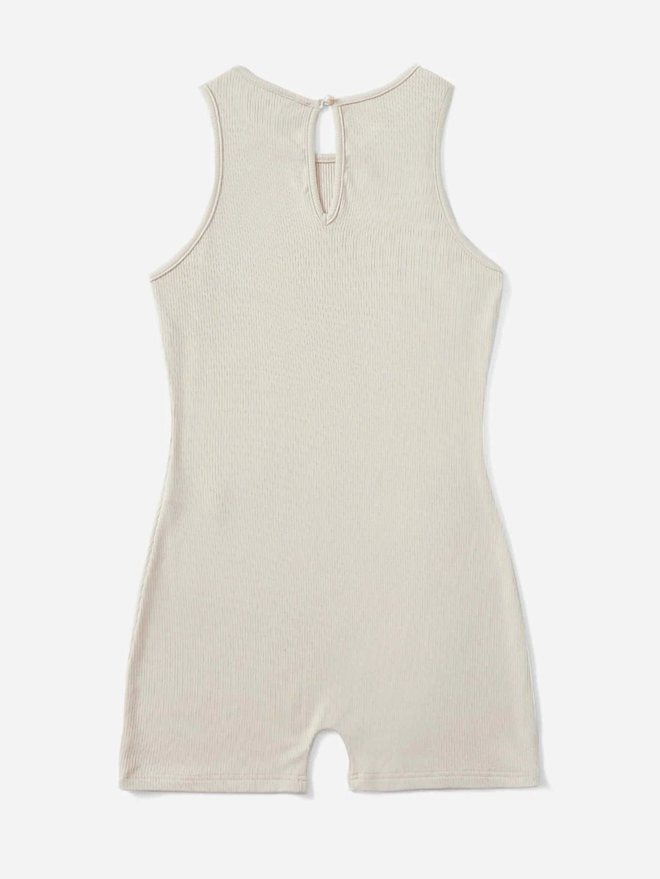 Solid Colored Romper-Comfy Jumpsuits