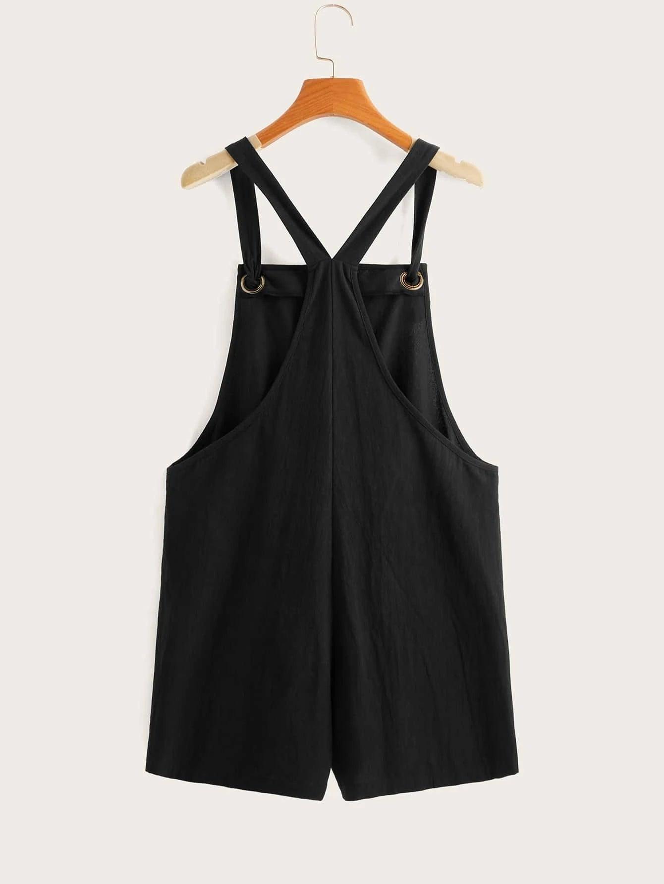 Front Dual Pocket Overalls-Comfy Jumpsuits