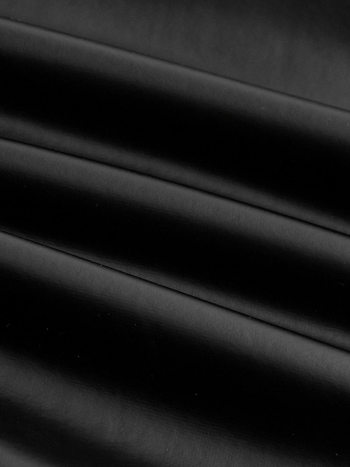 Leather Tube Jumpsuit-Comfy Jumpsuits