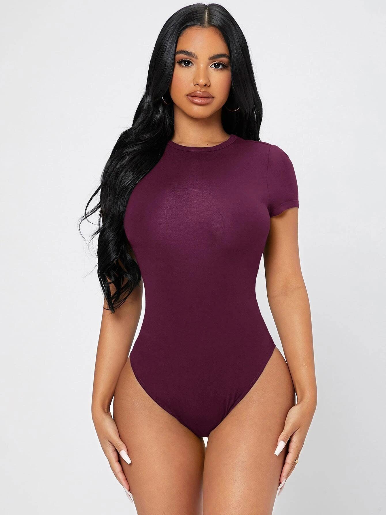 Slim Fit Bodysuit-Comfy Jumpsuits