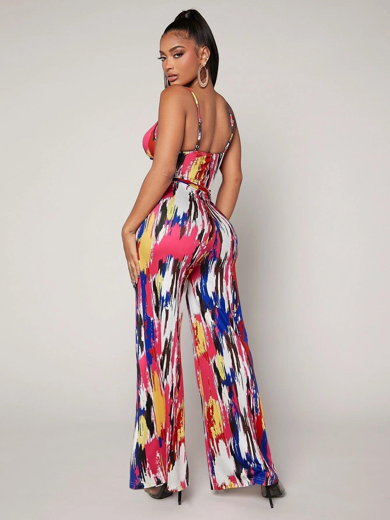 Sleeveless Cami Jumpsuit-Comfy Jumpsuits