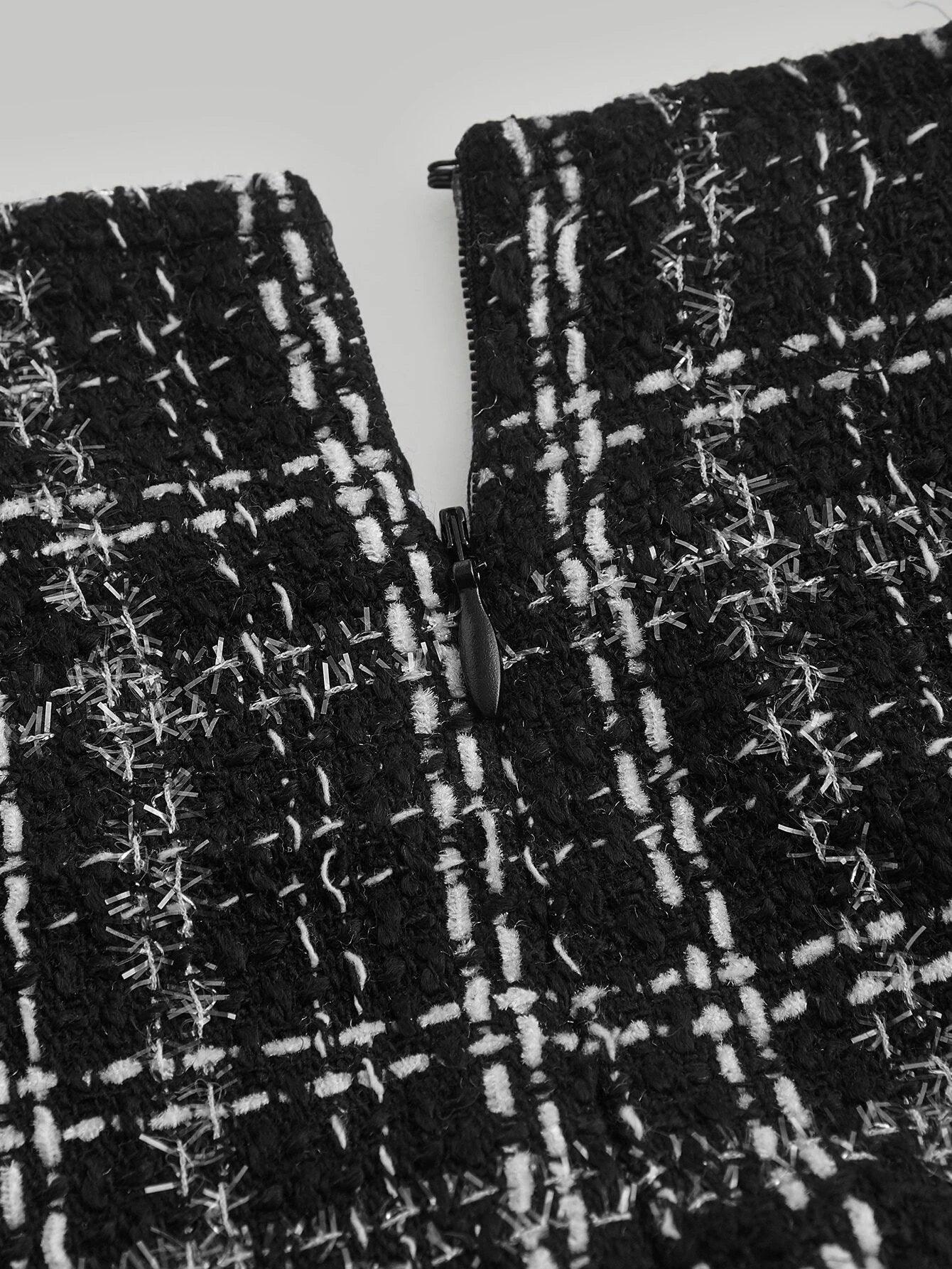 Plaid Print Button Front Cami Jumpsuit-Comfy Jumpsuits