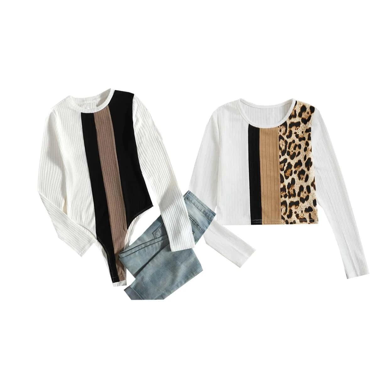 Casual Round Neck Bodysuit-Comfy Jumpsuits